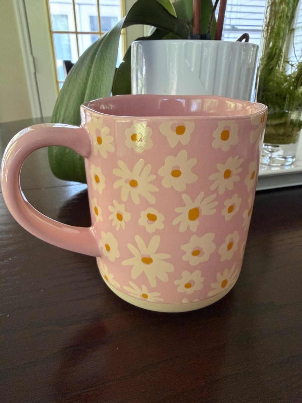 Opalhouse Pink Ceramic Daisy Mug